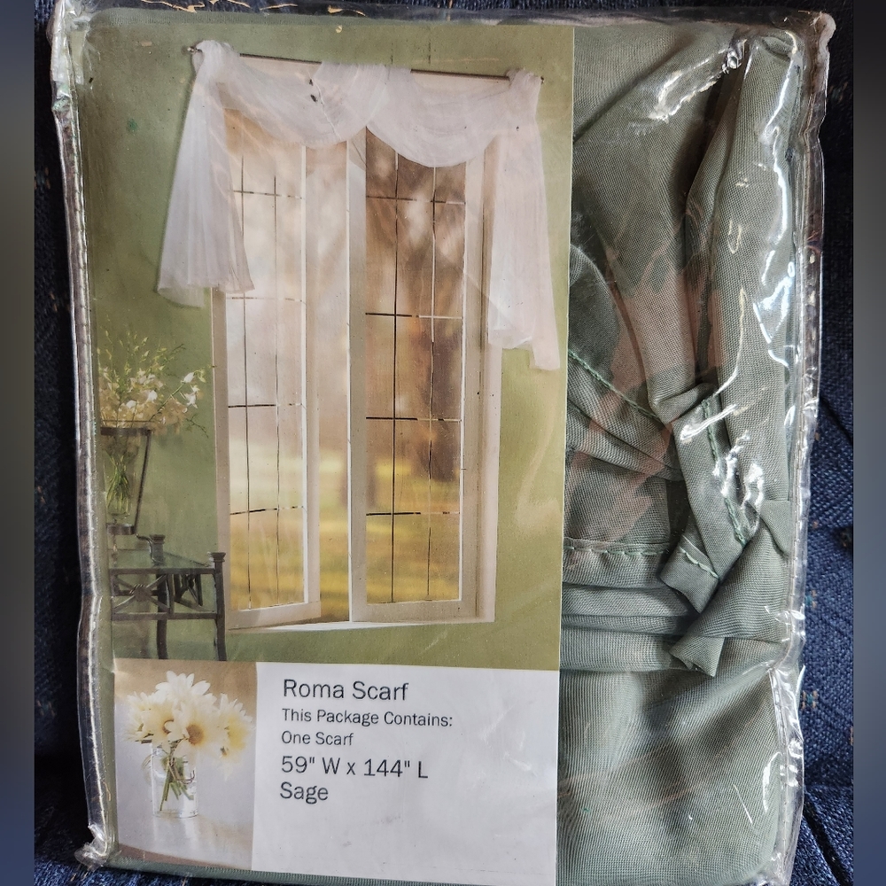 Roma Scarf 59 x 144 Inches Sage